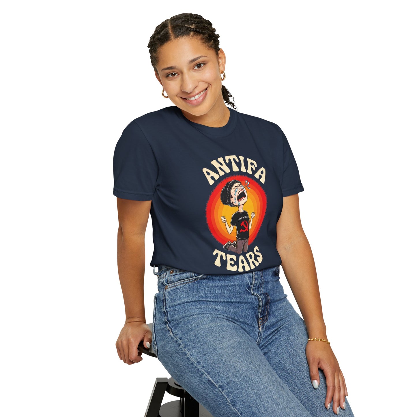 "Antifa Tears" #01, Unisex T-shirt