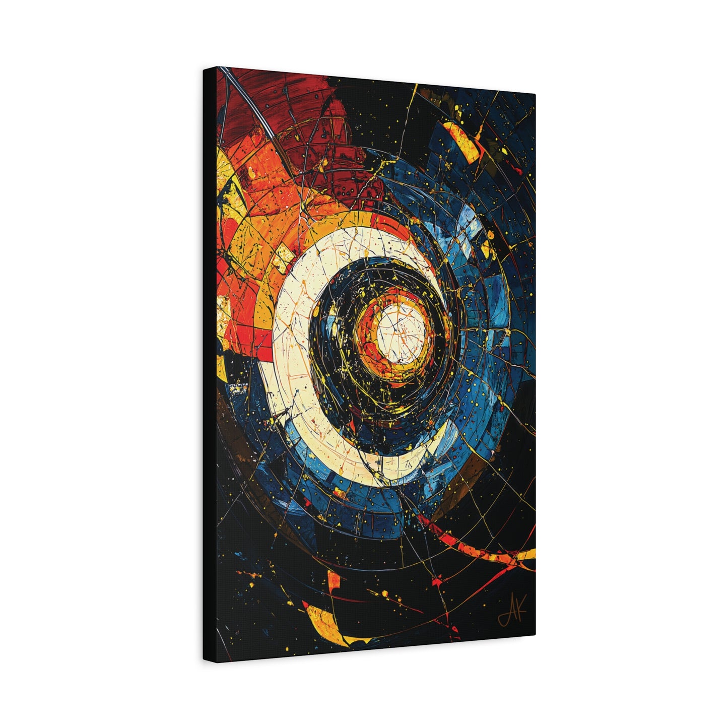 "Shatterdawn Vortex", Fine Art Matte Canvas, Stretched, 1.25"