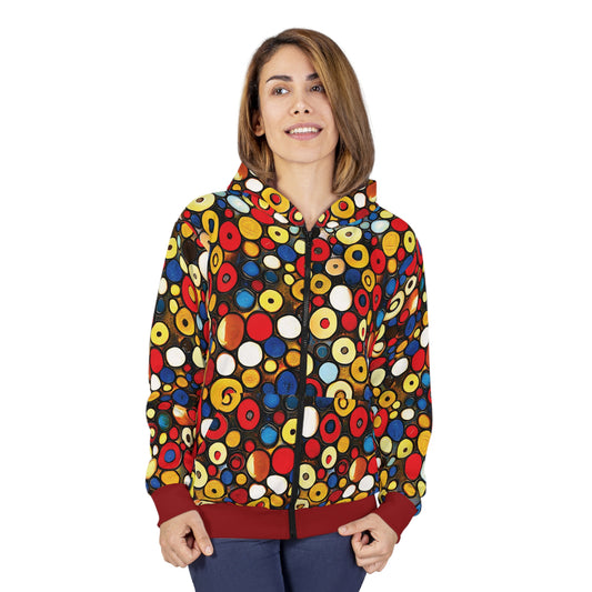 "Bits and Bobs", Unisex Wearable Art Zip Hoodie