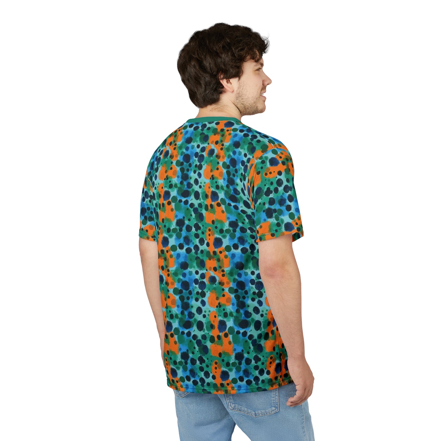 "Midnight Coral", Unisex Tee (Ocean Green)
