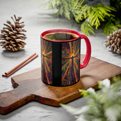 "Born Again in His Radiance - Isaiah 60:1", Colorful Mugs (11oz & 15oz)
