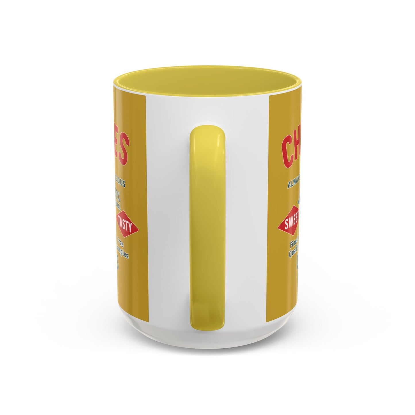 "Delicious Cherries", Colorful Mugs (11oz, 15oz) (Forgelight Gold)