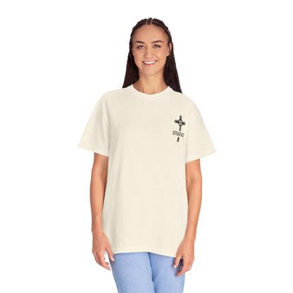 "Steadfast Cross in Black", Unisex T-shirt