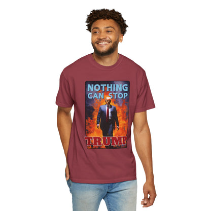 "Nothing Can Stop Trump", Unisex T-shirt (Light Colors)