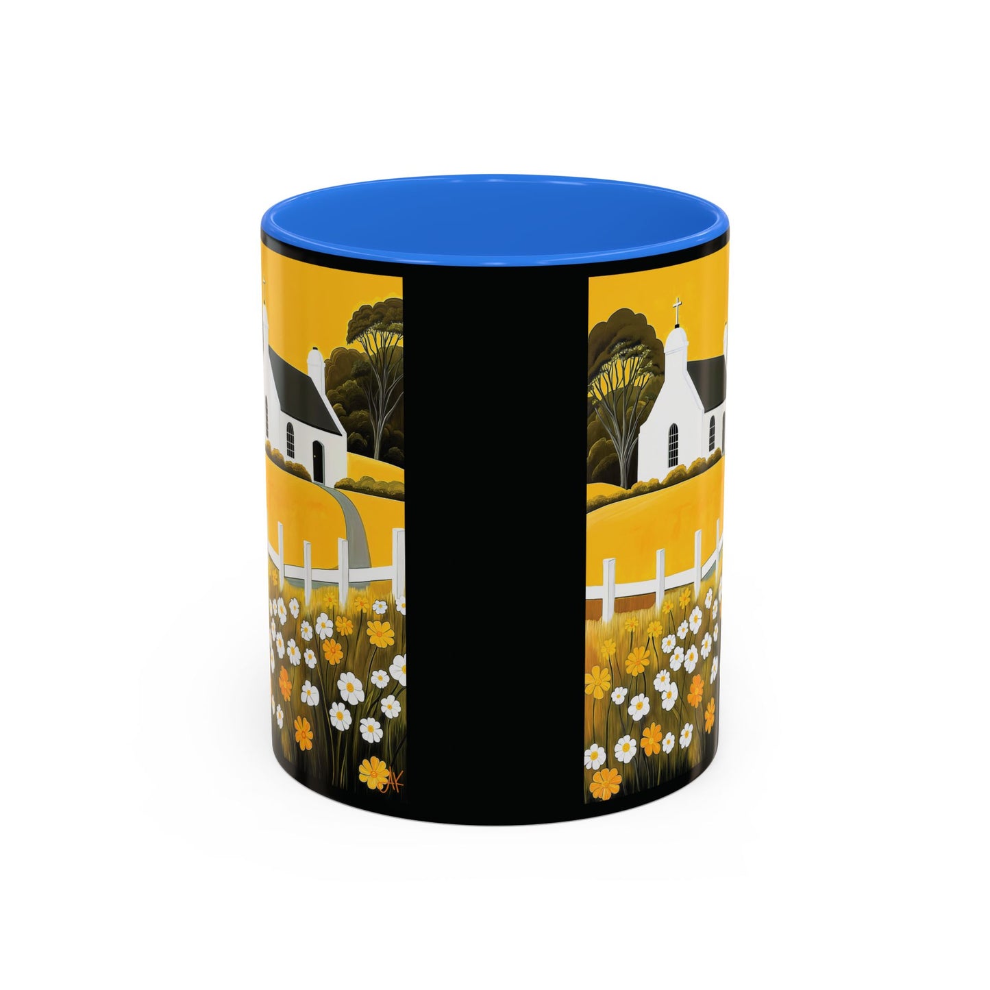 "Eaglais a’ Bhuidhe (Gaelic) - The Church of Golden Hope (English)", Colorful Mugs (11oz & 15oz)