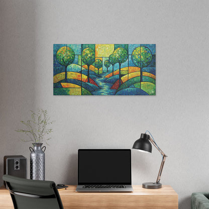 "River Add" #02, Stretched Classic Canvas Fine Art Print