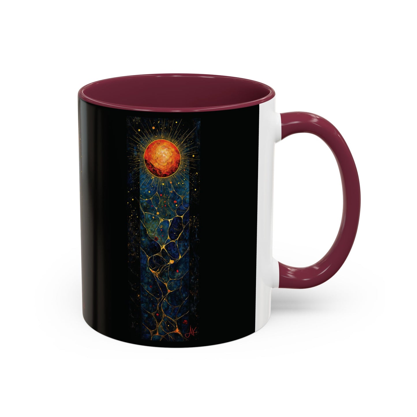 "The Living Light (John 8:12)", Colorful Mugs (11oz, 15oz)