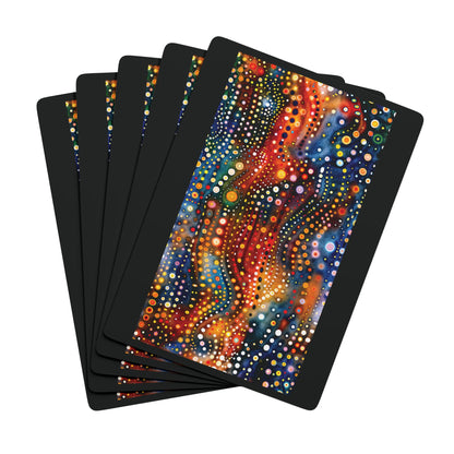 "Abstract 69", Fine Art Playing Cards (Void Black)
