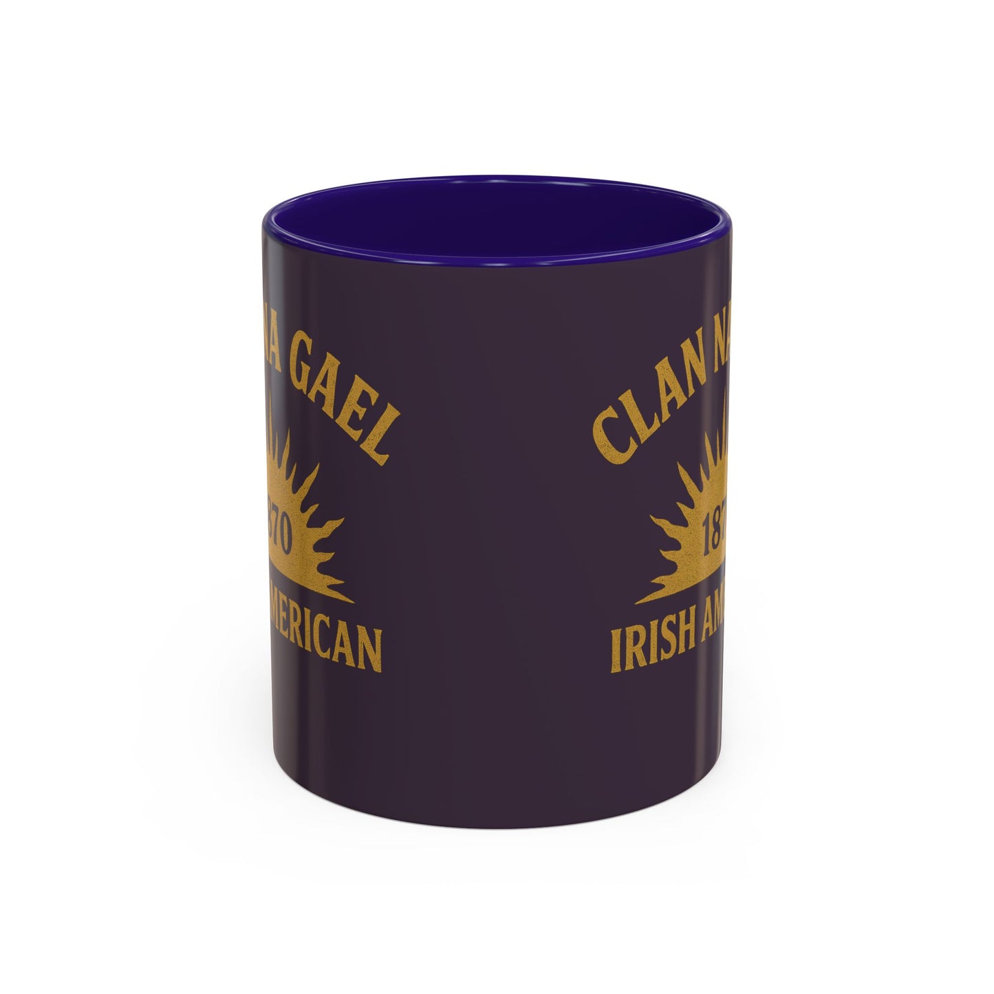 "Clan na Gael - Irish American", Colorful Mugs (11oz, 15oz) (Purple Verbena)