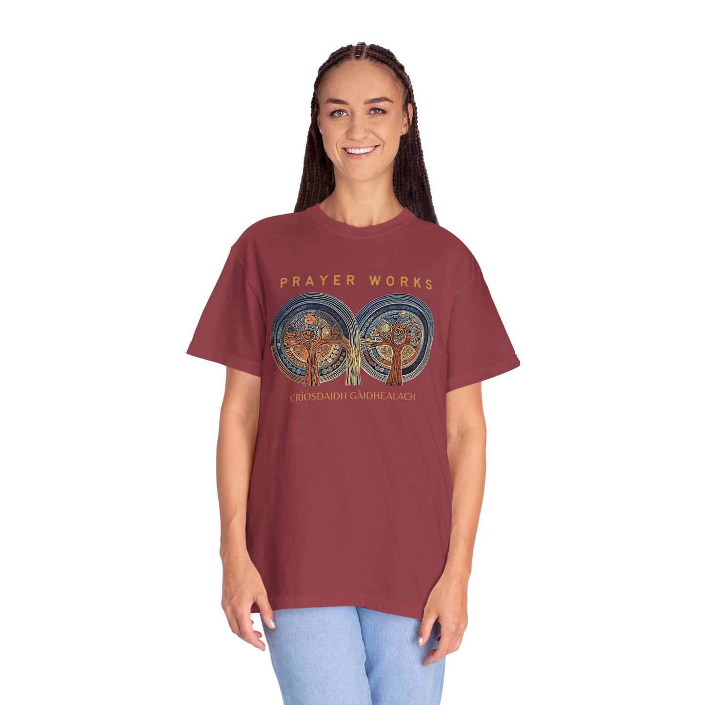 "Prayer Works - Criosdaidh Gàidhealach", Unisex T-shirt