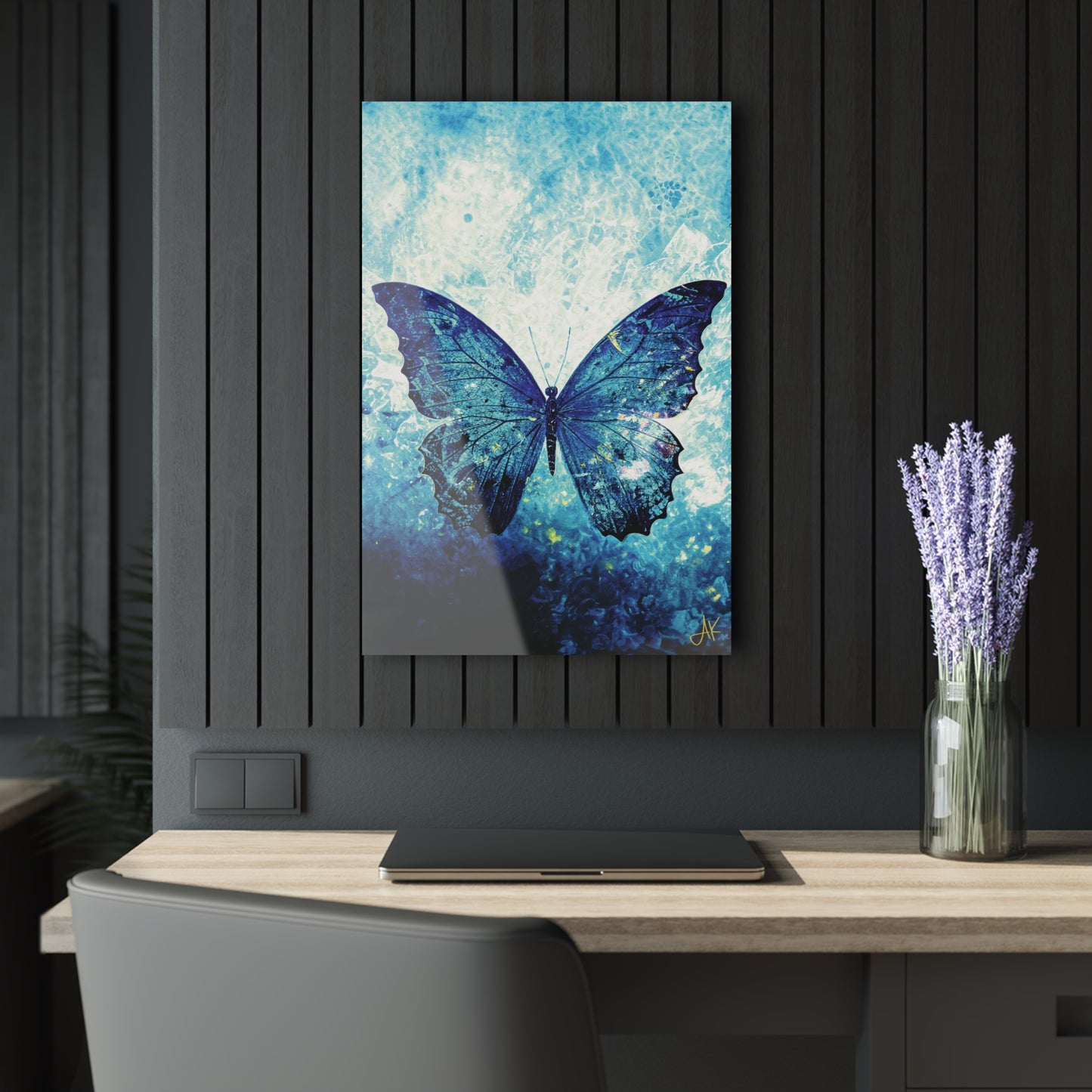 "Reborn" 2 Corinthians 5:17 (NIV), Fine Art Acrylic Wall Prints (French Cleat Hanging)