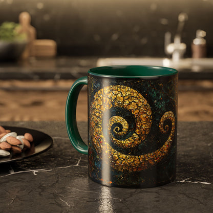 "From Stone to Savior's Light", Colorful Mugs (11oz, 15oz)