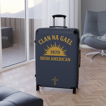 "Clan na Gael - Irish American", Suitcase (Blue Burka Grey)