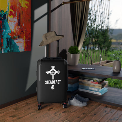 "Steadfast Cross", Suitcases (Black)