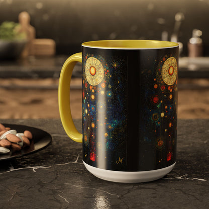 "Ancient Connection to God", Colorful Mugs (11oz, 15oz)