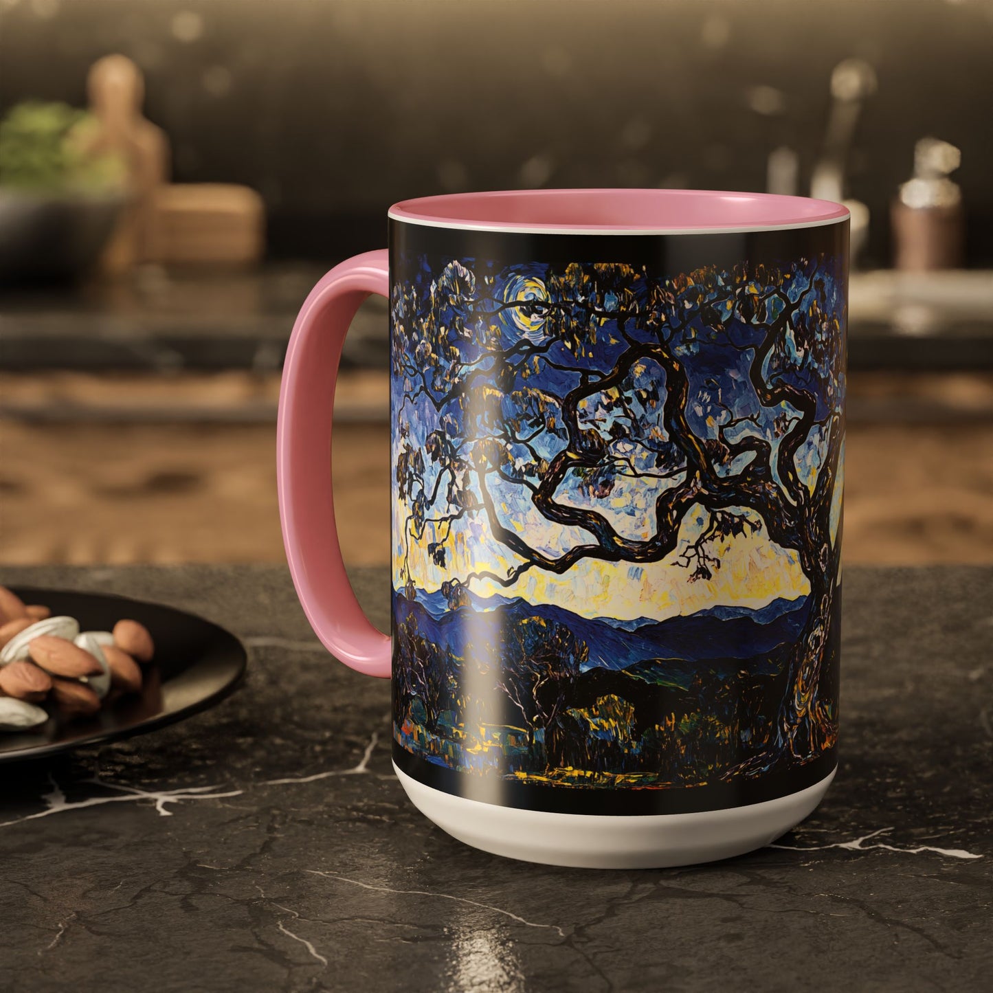 "Crann na Beannachd (Gaelic) - Tree of Blessing (English)", Colorful Mugs (11oz & 15oz)