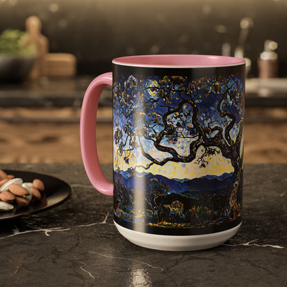 "Crann na Beannachd (Gaelic) - Tree of Blessing (English)", Colorful Mugs (11oz & 15oz)