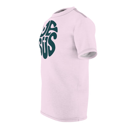 "Retro Jesus", Unisex T-shirt (Cherry Pearl)