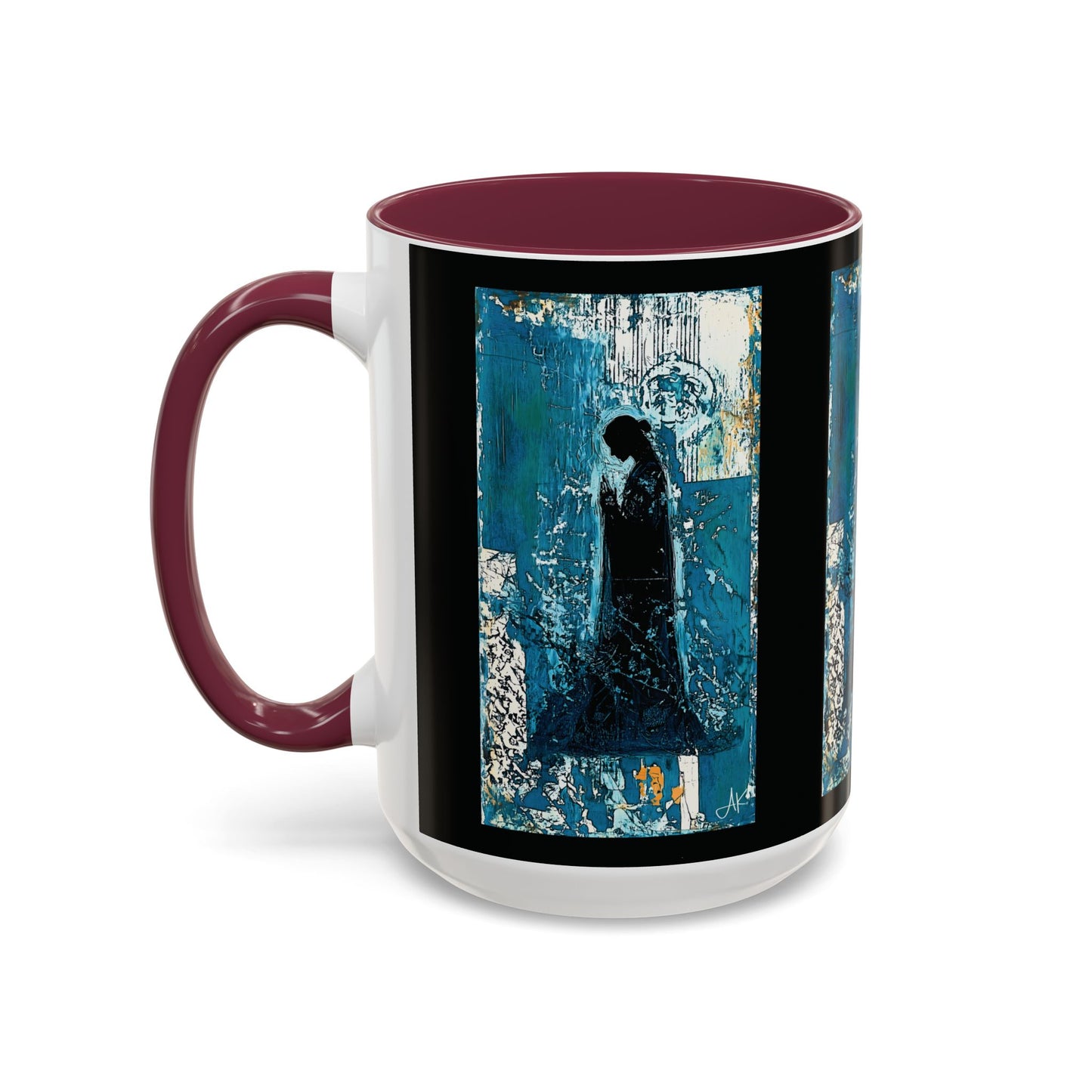 "Behold the Handmaid - Luke 1:38", Colorful Mugs (11oz, 15oz)