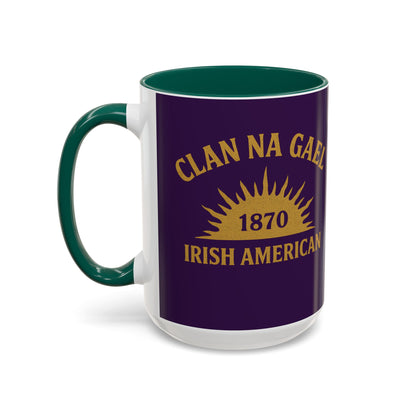 "Clan na Gael - Irish American", Colorful Mugs (11oz, 15oz) (3B0A4F)