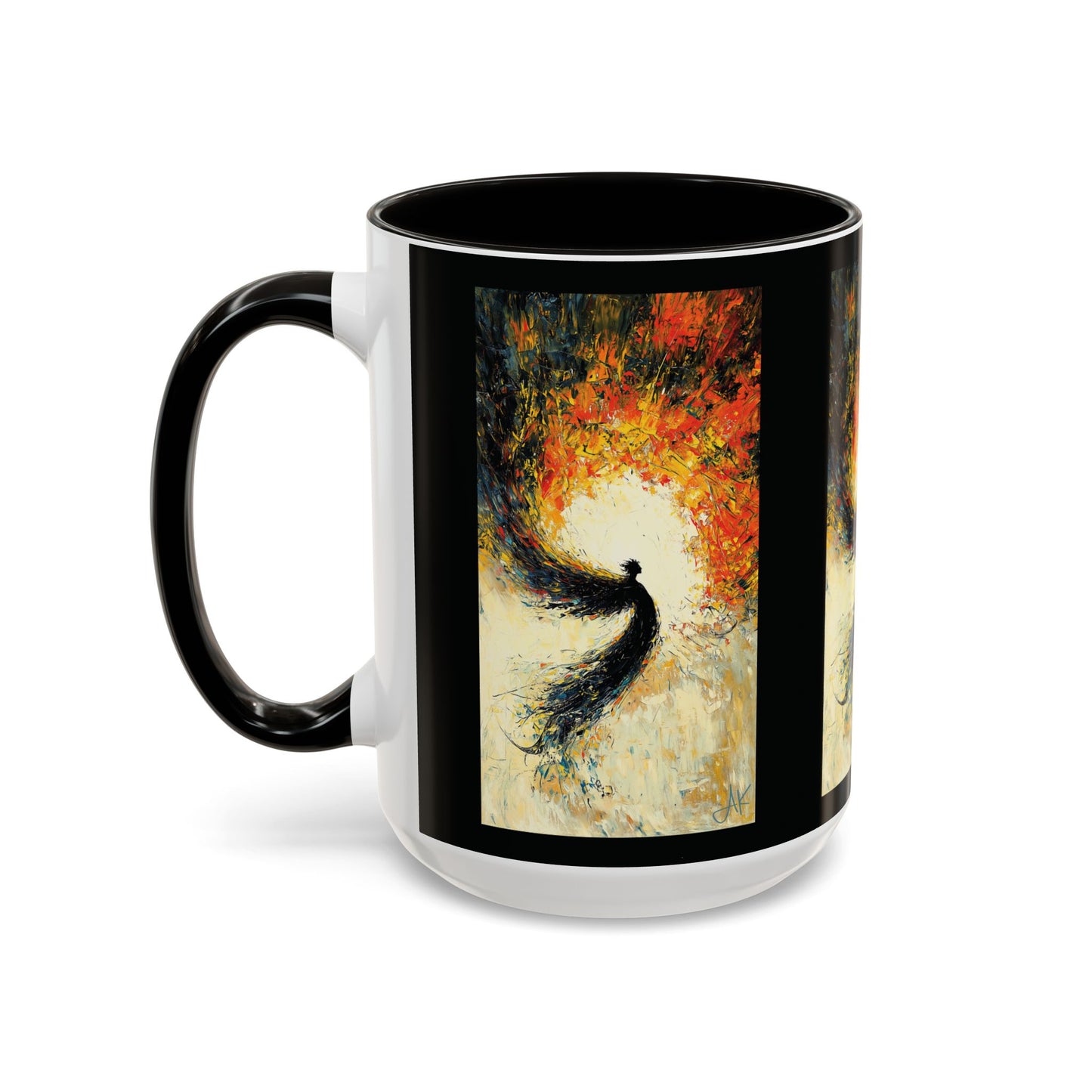 "Seraphic Aegis", Colorful Mugs (11oz, 15oz)