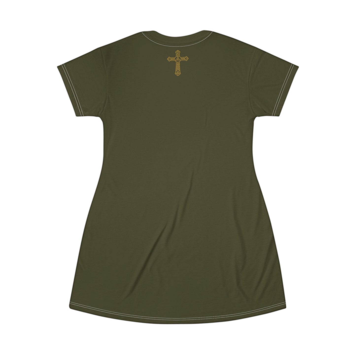 "Clan na Gael - Irish American", T-Shirt Dress (Fianna Green)