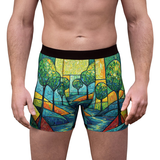 "River Add" #02, Men's Boxer Briefs