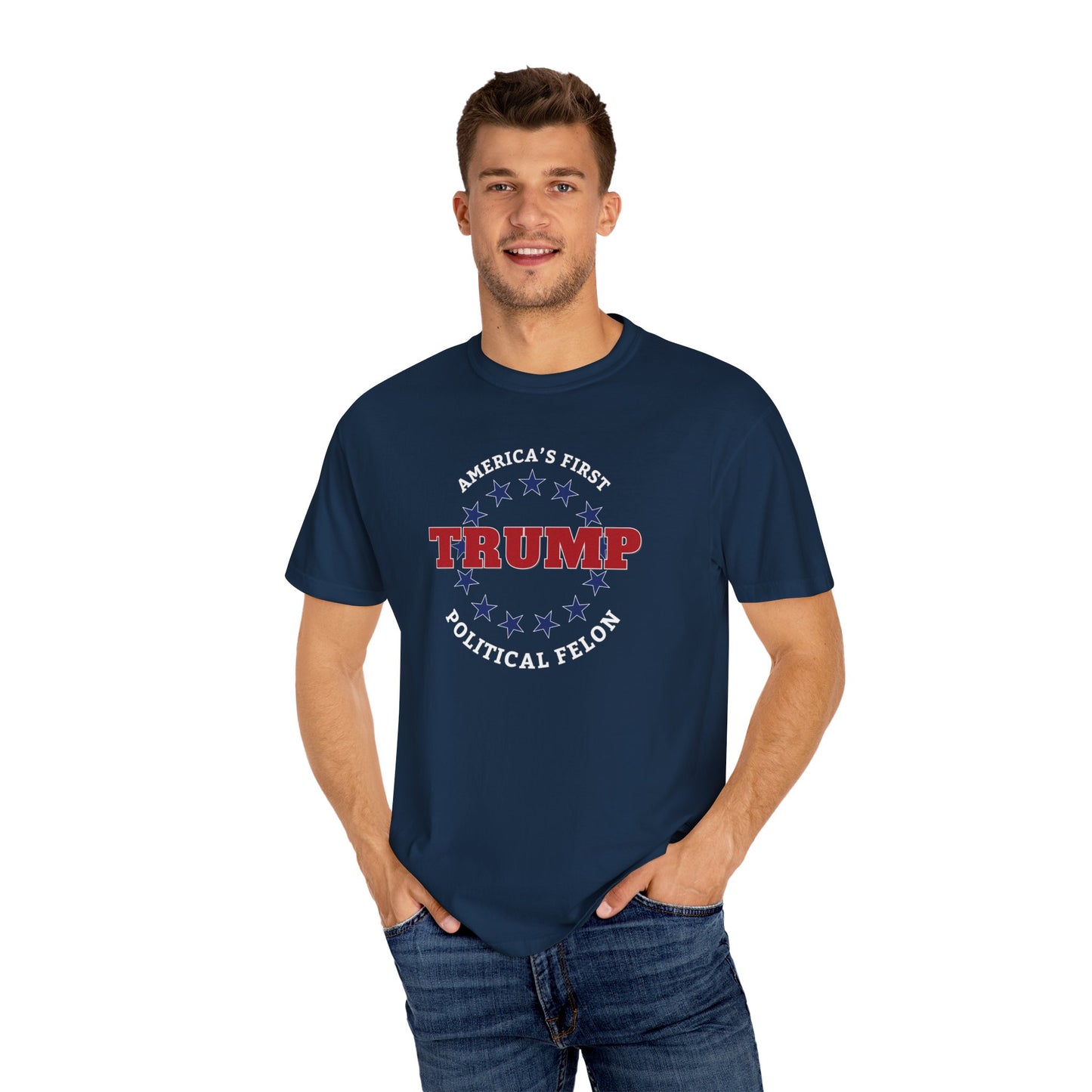 "Trump - America's First Political Felon", Unisex T-shirt