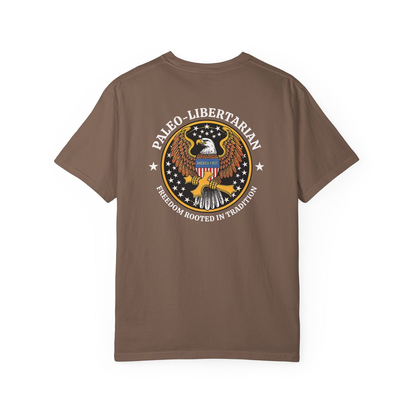 "Paleo-Libertarian" #01, Unisex T-shirt (Dark Colors)