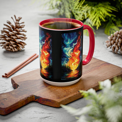 "Naomh Solus (Gaelic) - Sacred Light (English)", Colorful Mugs (11oz, 15oz)