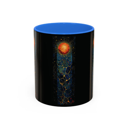 "The Living Light (John 8:12)", Colorful Mugs (11oz, 15oz)