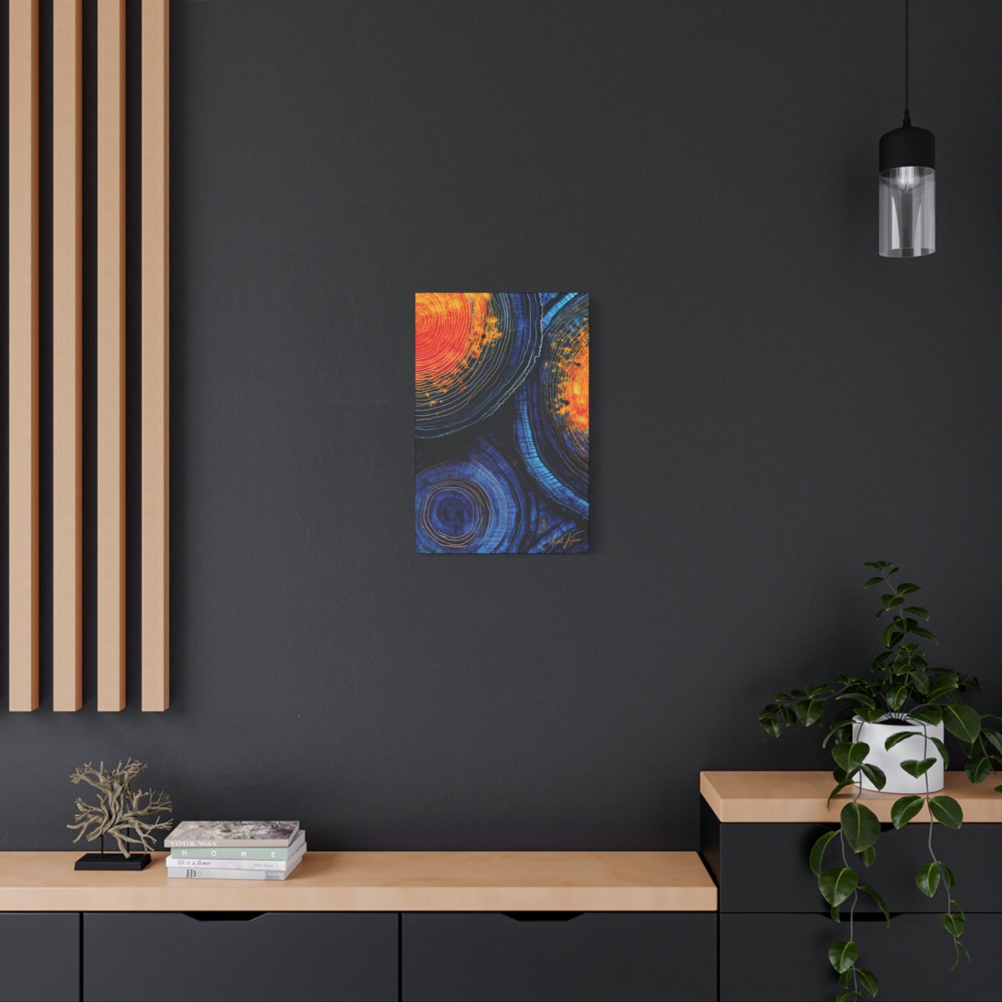 "History's Vibrance", Matte Canvas Fine Art Print