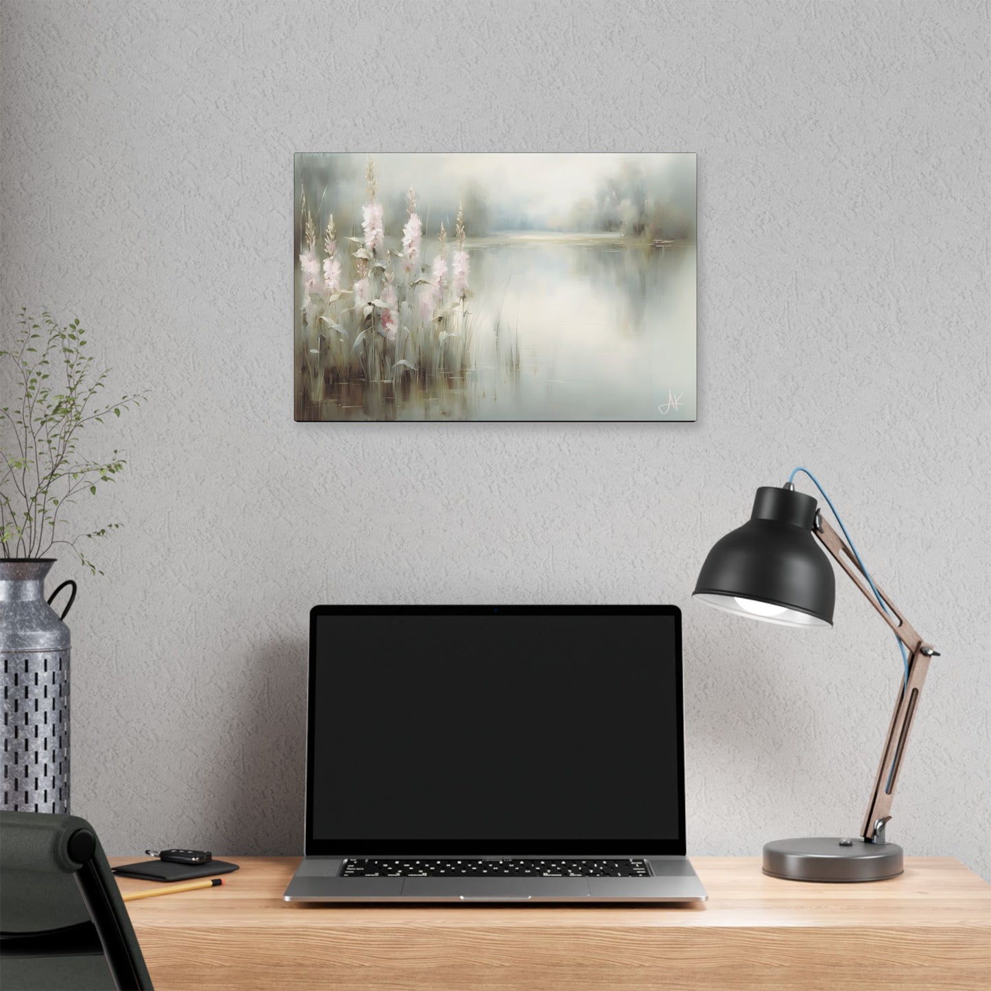 "Pink Rushes", Fine Art Classic Stretched Canvas