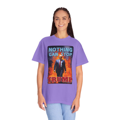"Nothing Can Stop Trump", Unisex T-shirt (Light Colors)