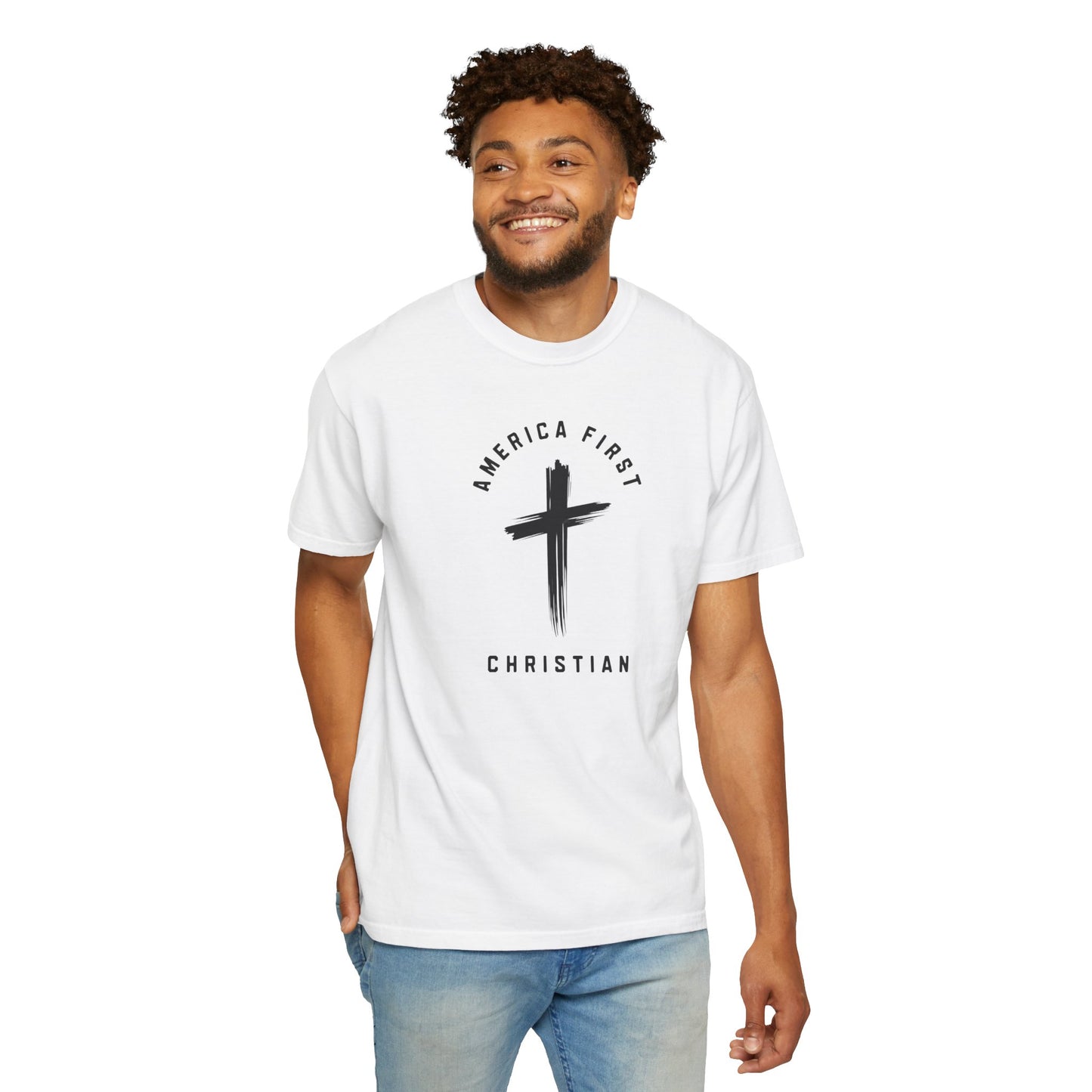 "America First Christian" #05, Unisex T-shirt (Light Colors)