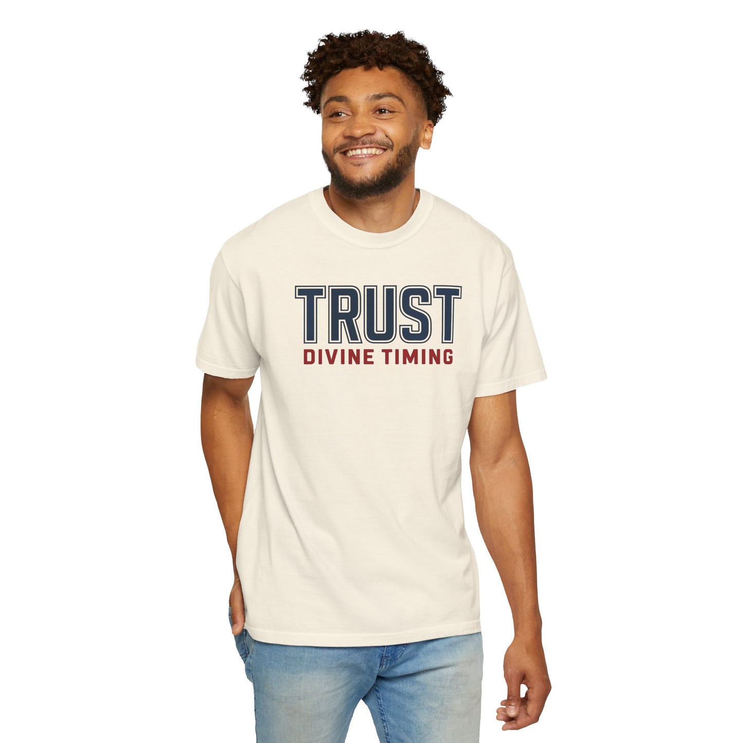 "Trust Divine Timing" #02, Unisex T-shirt