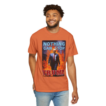 "Nothing Can Stop Trump", Unisex T-shirt (Dark Colors)