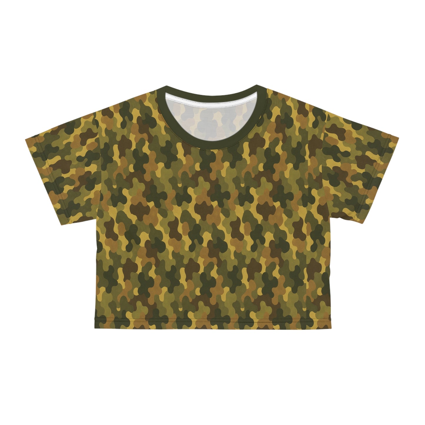 "SASR Day-Ops Camouflage", Crop Tee (SASR Green Collar)