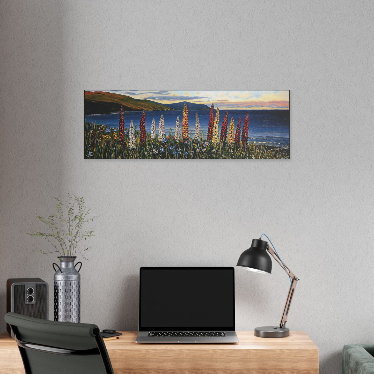 "Machair Awakens on Summers Tide", Stretched Classic Canvas Fine Art Print