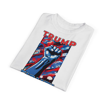 "TRUMP FIGHT!", Unisex White T-shirt