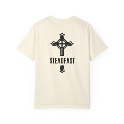 "Steadfast Cross in Black", Unisex T-shirt