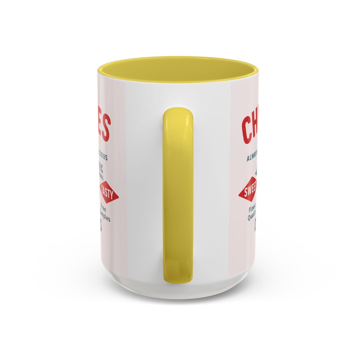 "Delicious Cherries", Colorful Mugs (11oz, 15oz) (Sea Salt Sherbet)
