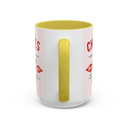 "Delicious Cherries", Colorful Mugs (11oz, 15oz) (Sea Salt Sherbet)