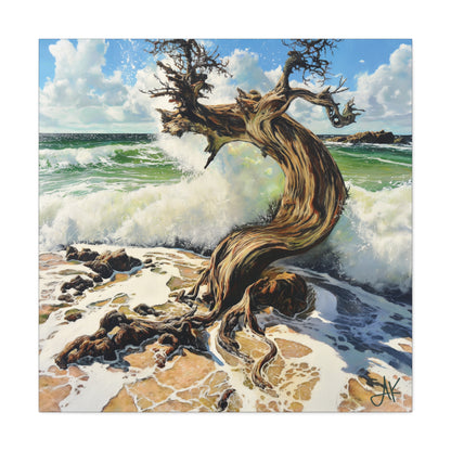 "Stormroot Bearing the Ninth Wave", Fine Art Matte Canvas, Stretched, 1.25"