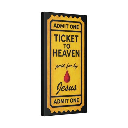 "The Golden Ticket", Stretched Classic Canvas Fine Art Print