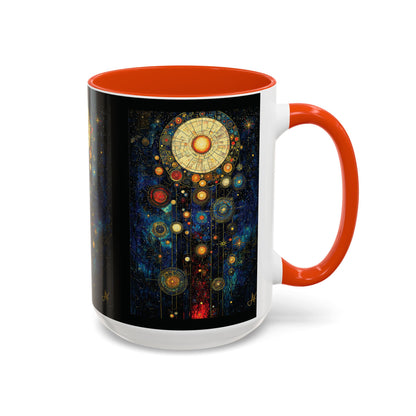 "Ancient Connection to God", Colorful Mugs (11oz, 15oz)