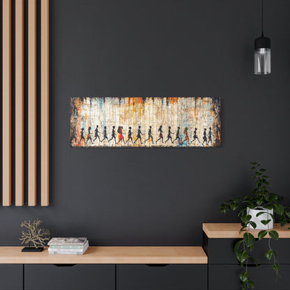 "Lockstep: Diversity Without Difference", Fine Art Matte Canvas, Stretched, 1.25"