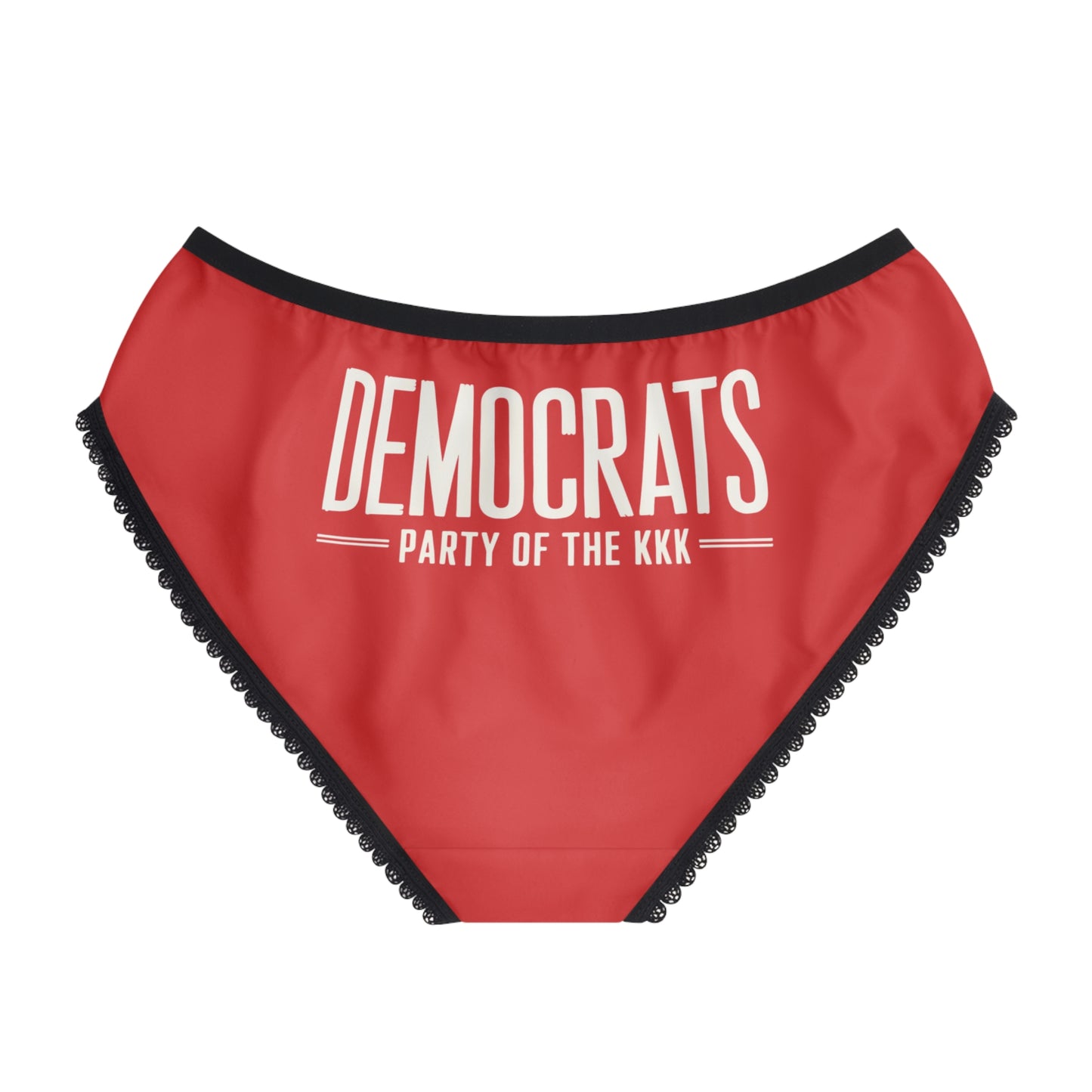 "Democrats - Party of the KKK", Women's Briefs (Republican Red)