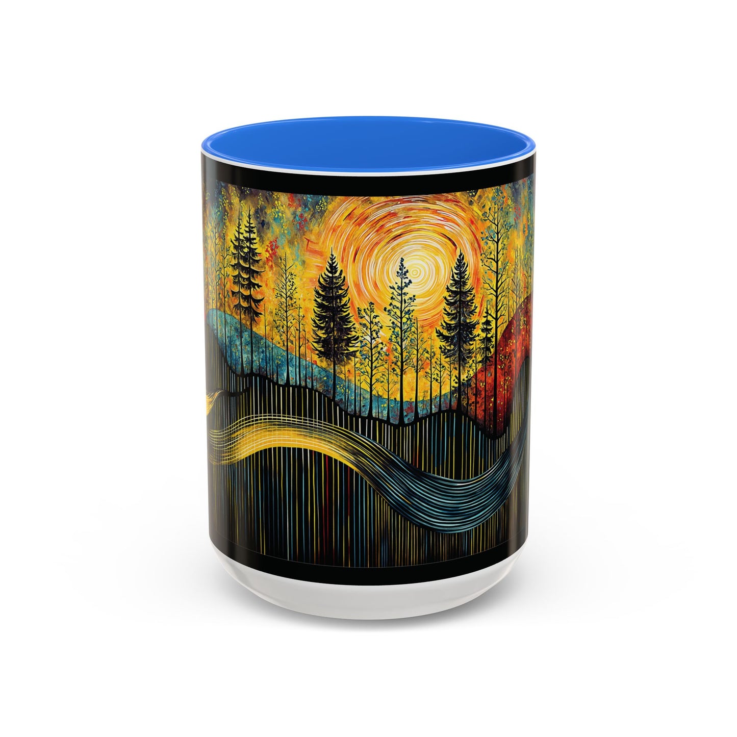 "Sacred Resonance", Colorful Mugs (11oz, 15oz)