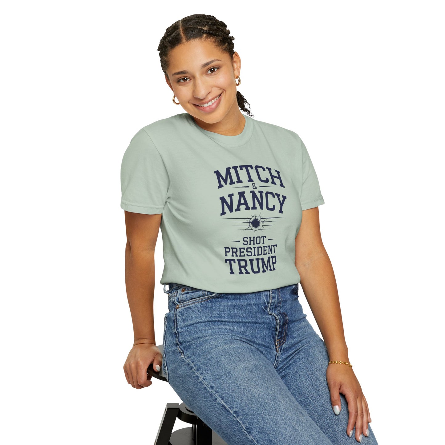 "Mitch & Nancy Shot President Trump", Unisex T-shirt